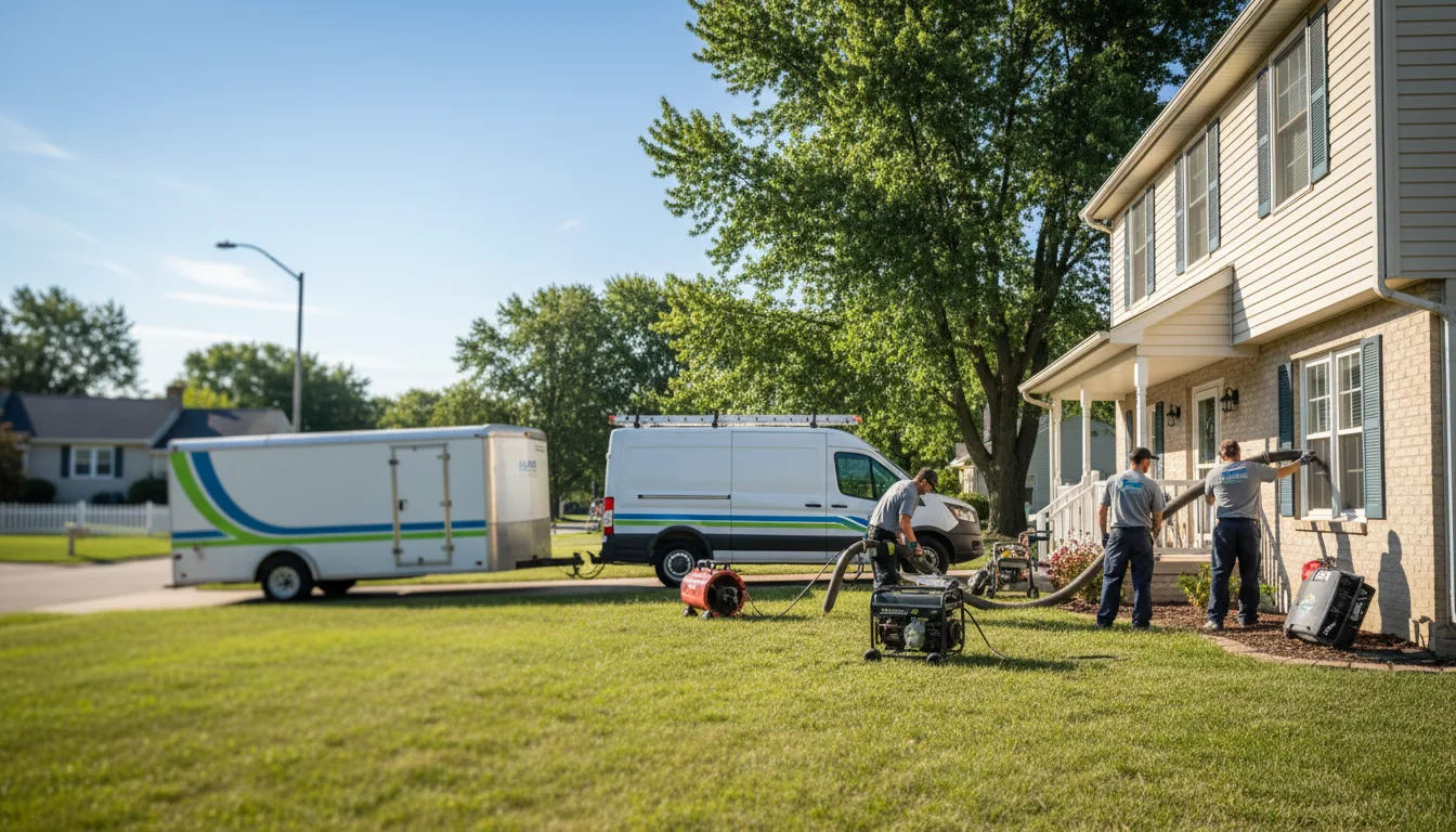 Flooded Basement Restoration And Cleanup With Repair in Evart, MI near me